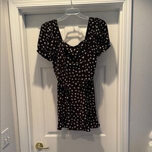 Black Floral Women's dress